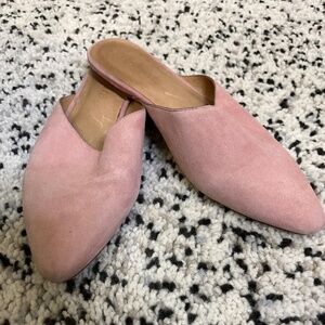 Madewell Remi Berry Suede Leather Mules Size 7
